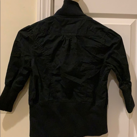 Miley Cyrus & Max Azria Black Jacket with Gold Accents - Picture 2 of 2